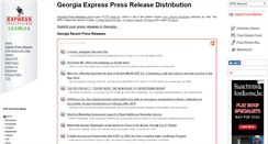 Desktop Screenshot of georgia-press-release.com