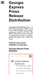 Mobile Screenshot of georgia-press-release.com